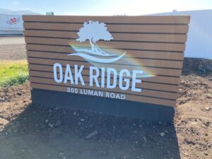 Oak Ridge Sign